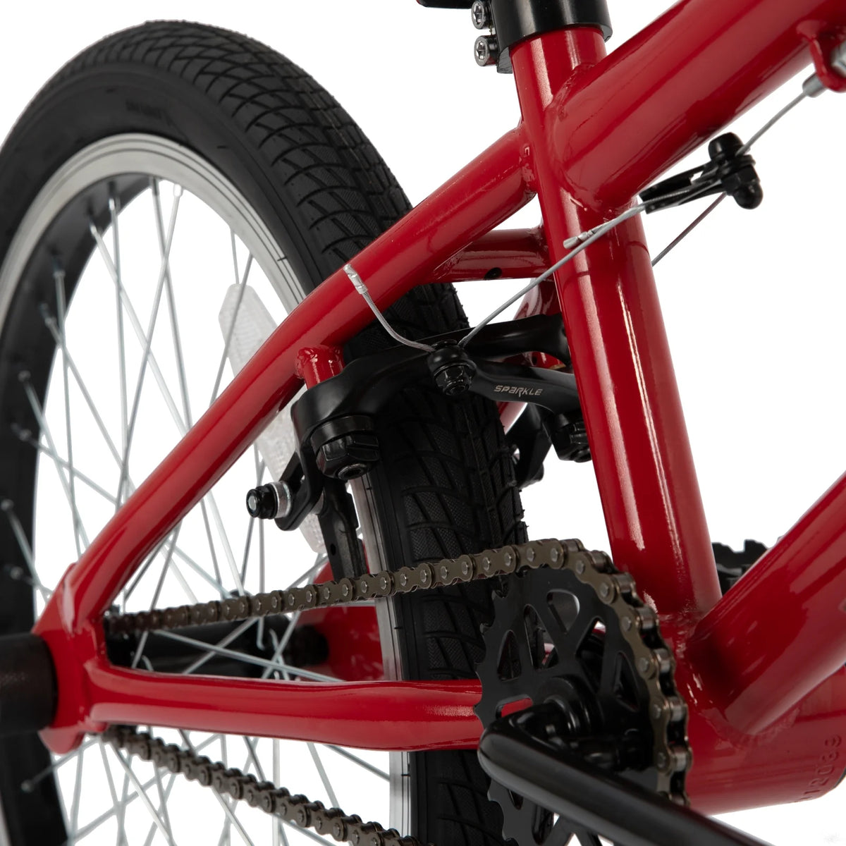 Kids Bike 20 BMX Freestyle Bicycle Black C692647