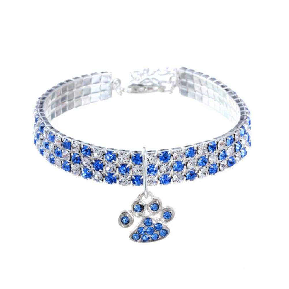 Adjustable Crystal Diamond Pet Collar U816
