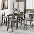 5 Piece Wooden Counter Height Dining Set Y503036
