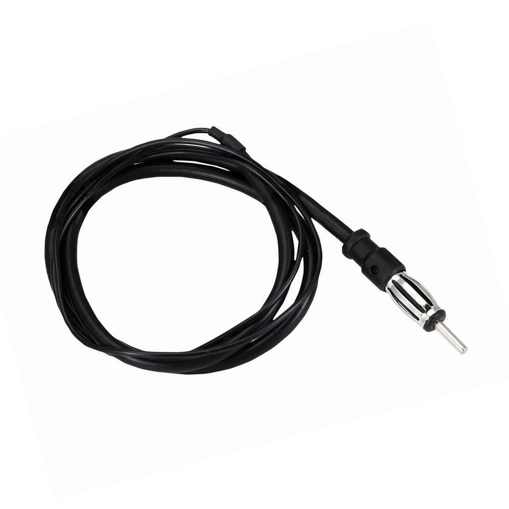 Black Marine Receiver Stereo with 6.5 Water-Resistant Loudspeaker 2-Pairs, Marine Antenna & 50' 16G Speaker Wire J558