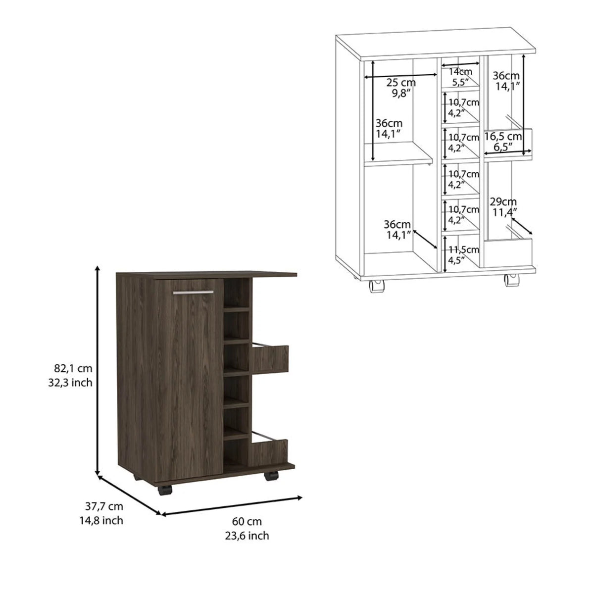 Brown 2 Piece Living Room Set B7568