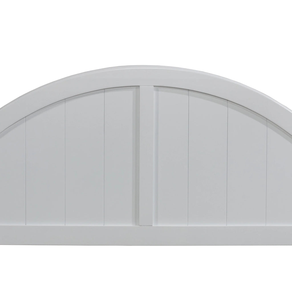 White Wood Twin Daybed with Trundle S997909