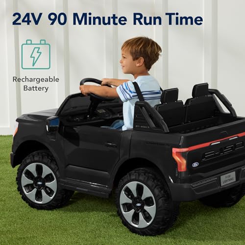 Blue 12V Electric Ride On Car Toy with Parent Control F7595