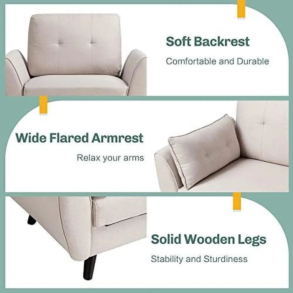 Small Sofa Couch with Pillow W6418