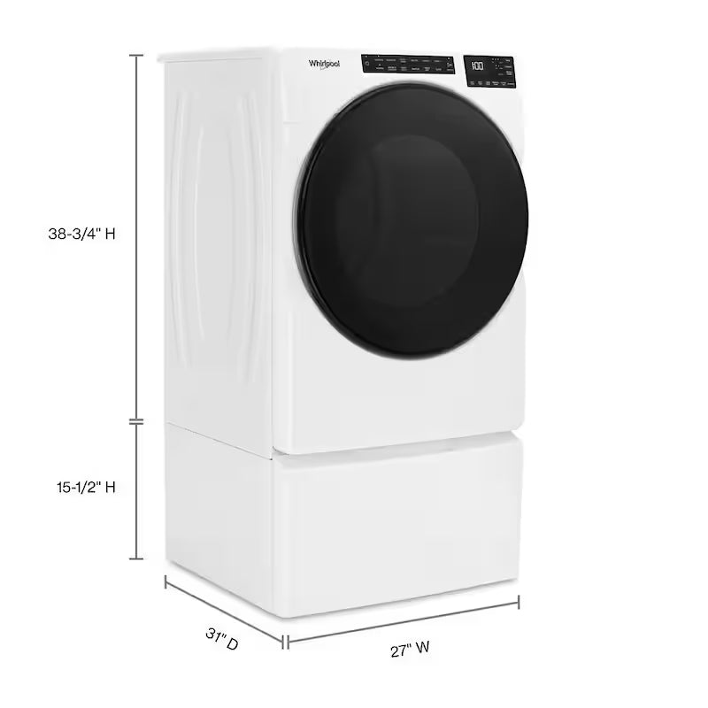 7.4 cu. ft. Vented Electric Dryer in White A7842