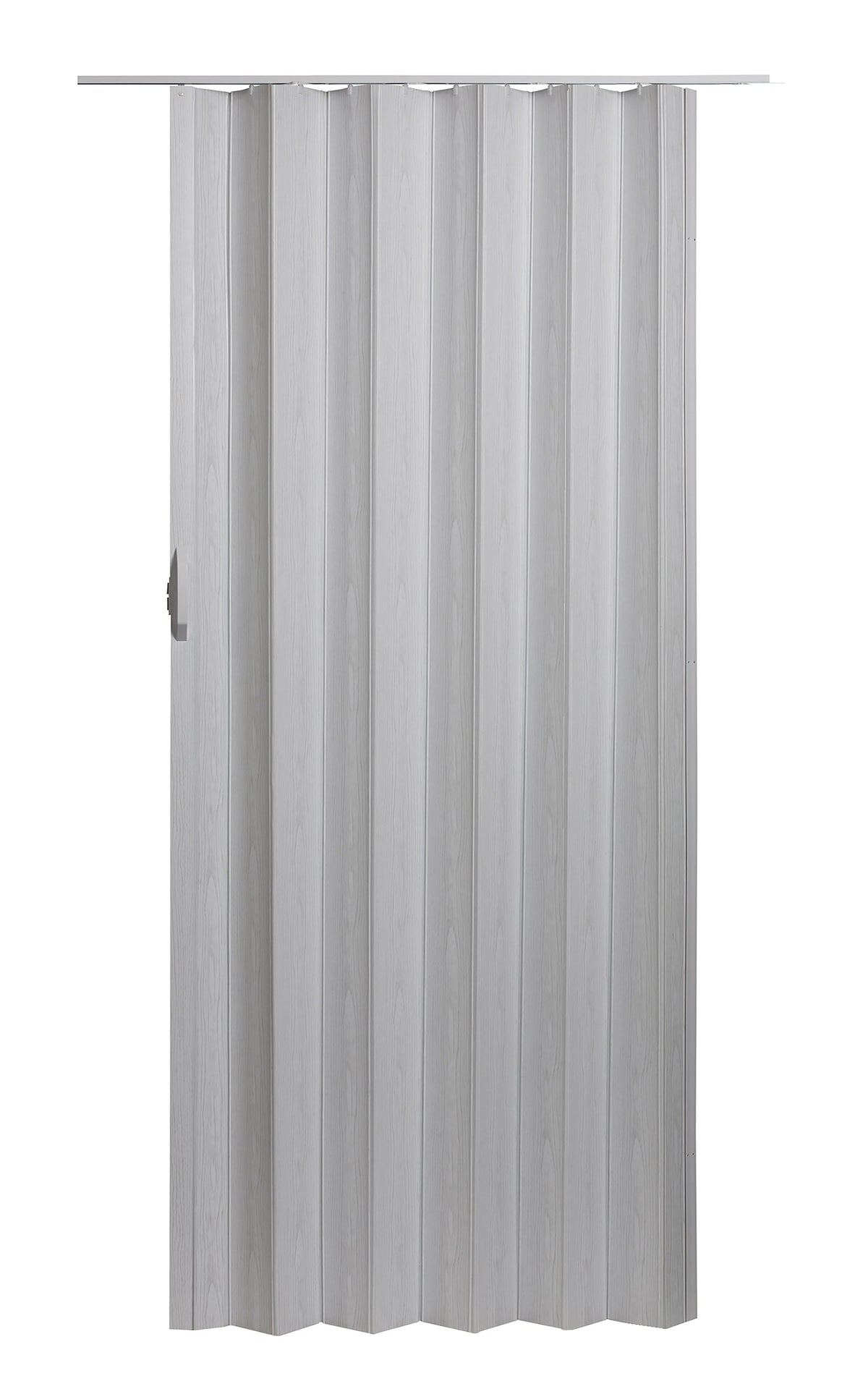 White Vinyl Accordion Folding Door Z1195