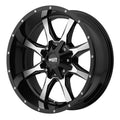 17x8 Black Wheel A7260