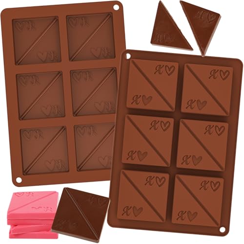 Silicone Hot Chocolate Spoon Molds 2-Pack with 30 Wooden Spoons K165336