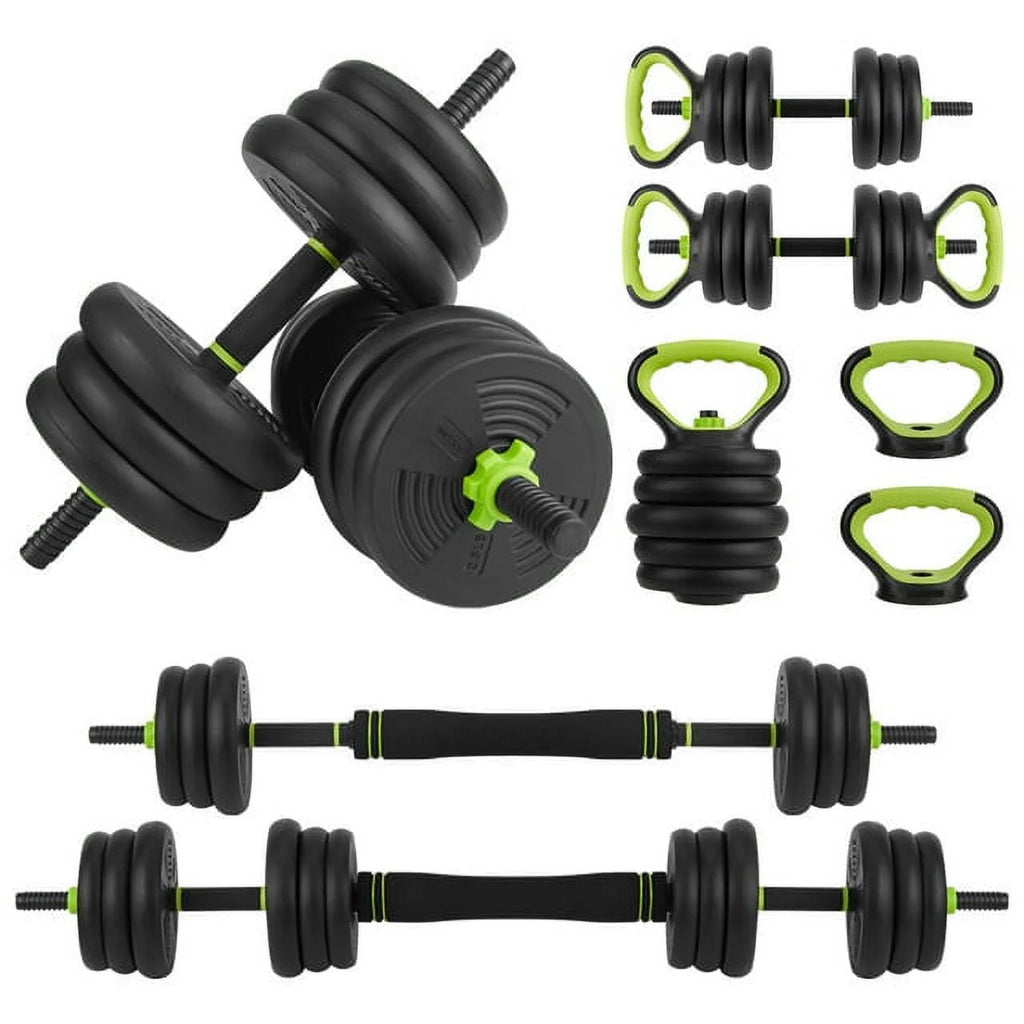 4-in-1 Adjustable Dumbbells Set 66 LBS S12994