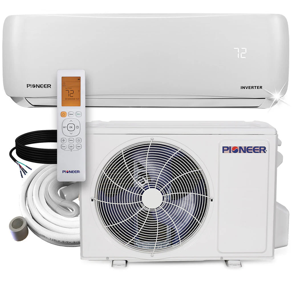 12,000 BTU 21.5 SEER 115V Ductless Mini-Split Inverter Air Conditioner Heat Pump System G2580