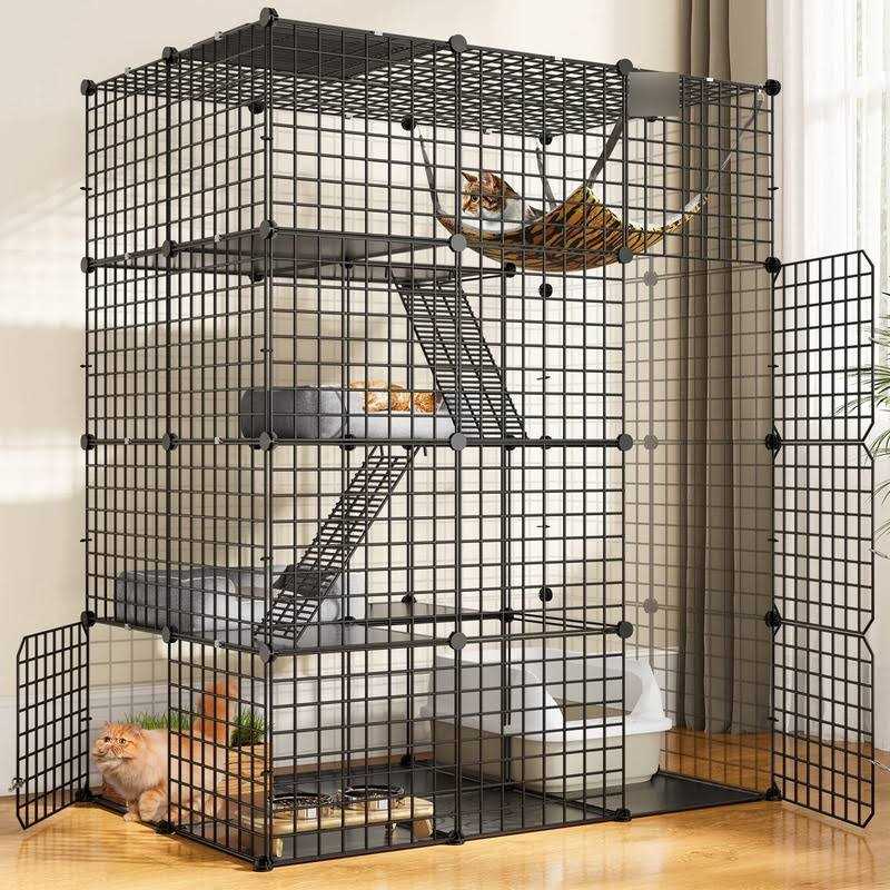 4 Tier Cat Hammock Cat Enclosure F2811