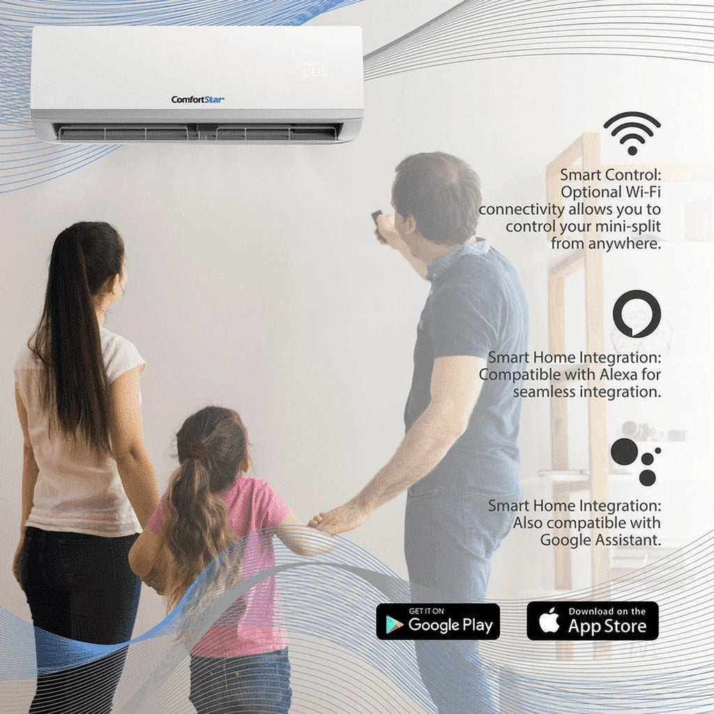 18,000 BTU 22 SEER2 Ductless Mini-Split Air Conditioner Heat Pump 220V T994