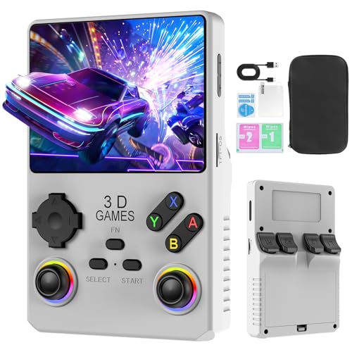 Black Retro Handheld Game Console with 256GB TF Card V977585