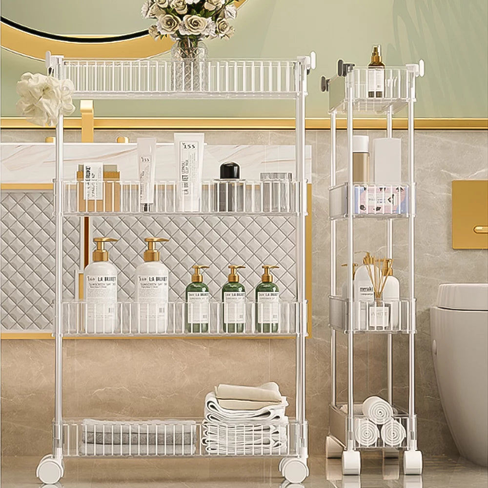 Slim 3 Tier Rolling Storage Cart P772