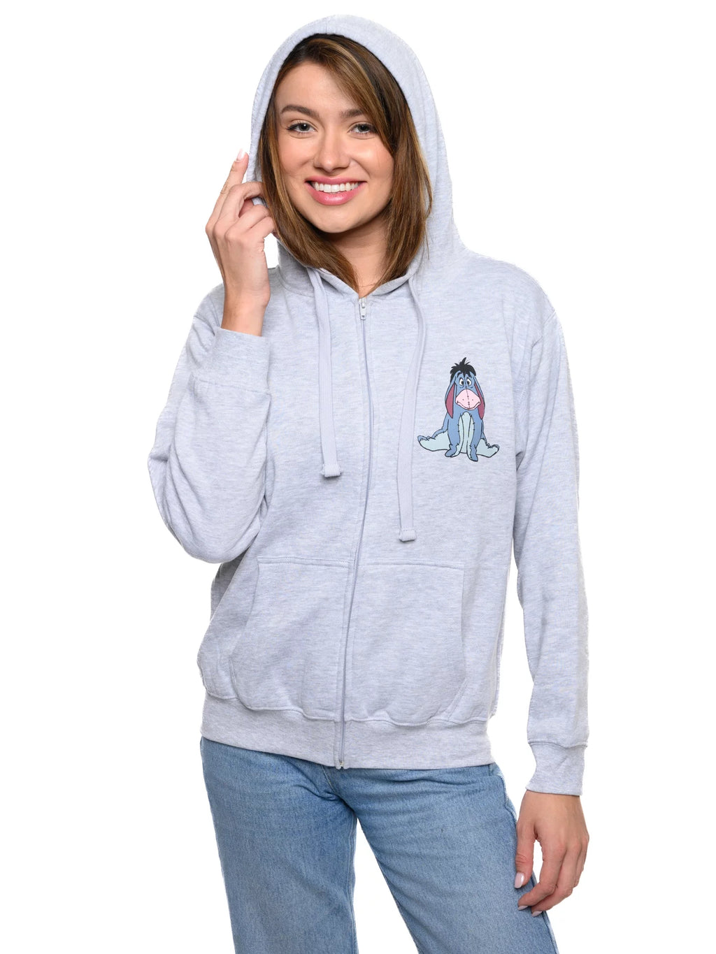 Gray Zip Up Hoodie E86713