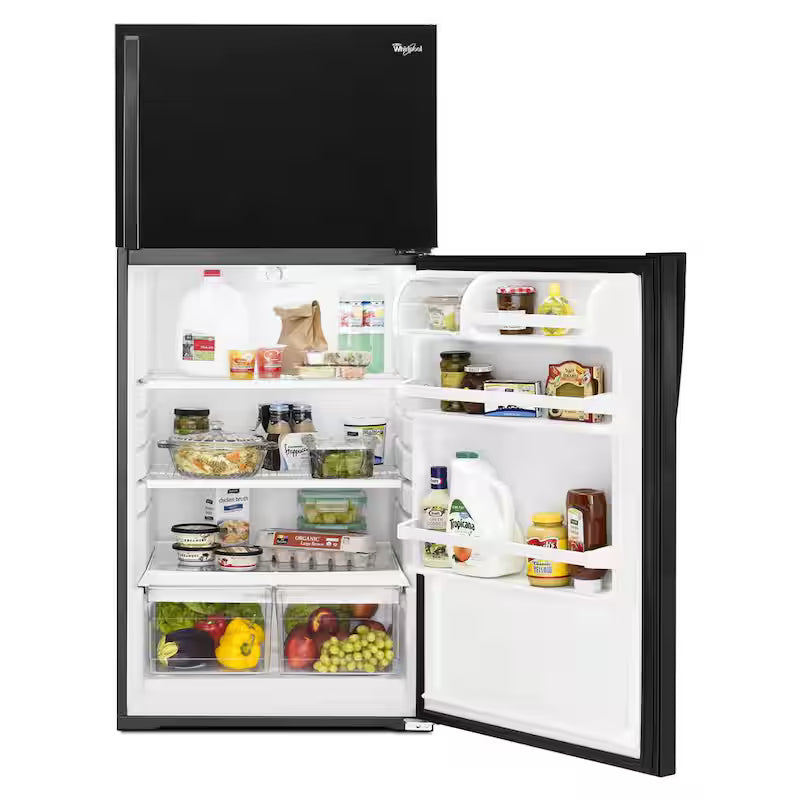 Black Top Freezer Refrigerator E41102
