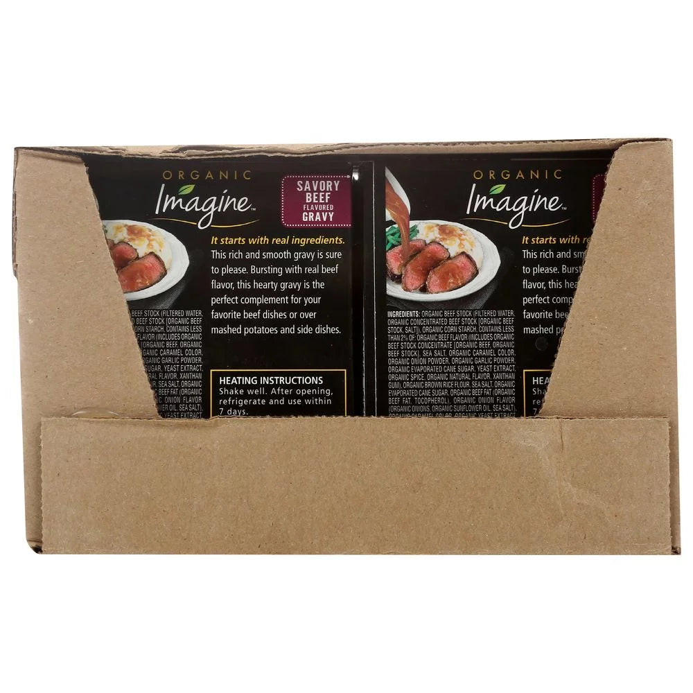 Organic Savory Beef Flavored Gravy, 13.5 Fluid Ounce A21903