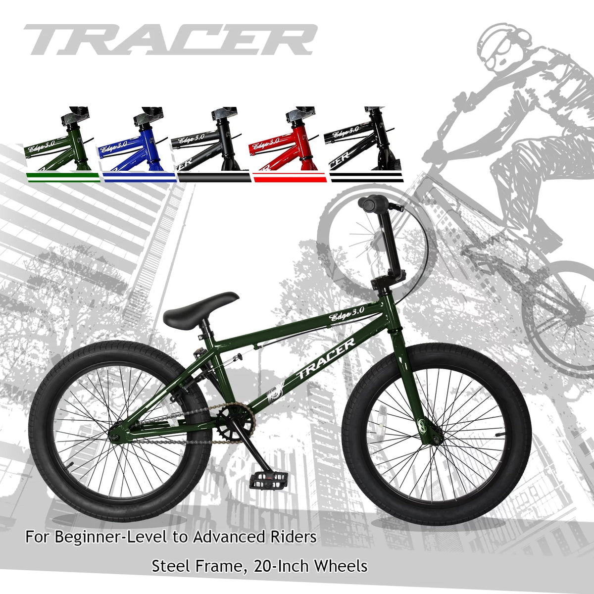 20 Inch Hi-Ten Steel BMX Bike M87910