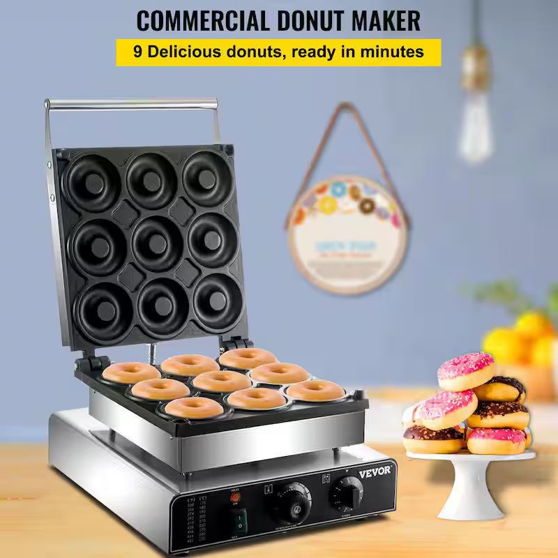 9-Holes Electric Donuts Maker O783