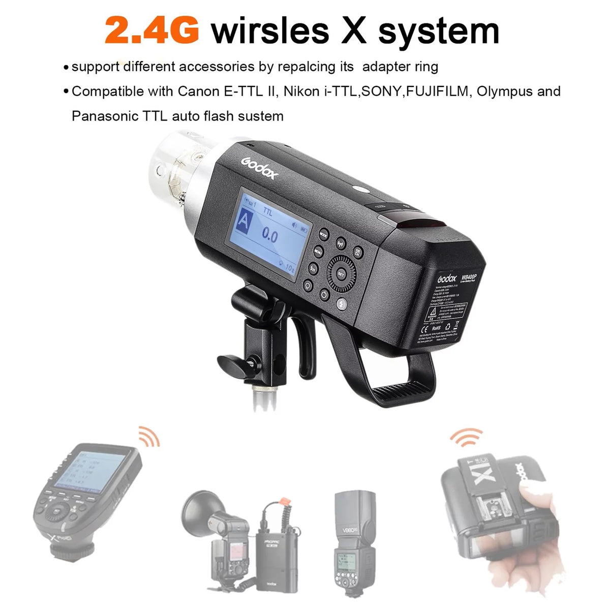 400W TTL Flash with 60cm Softbox N599528