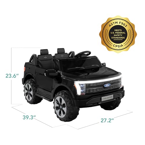Blue 12V Electric Ride On Car Toy with Parent Control F7595