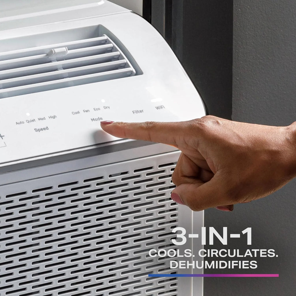 8,100 BTU 115V Window Air Conditioner White J4677