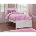 White Twin Size Bed L3227