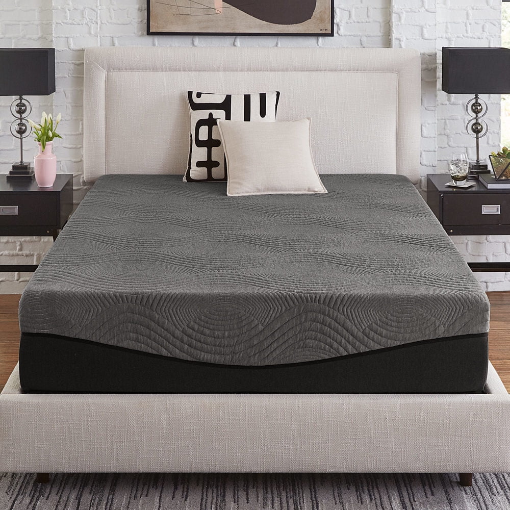 Charcoal Memory Foam Mattress King H22629