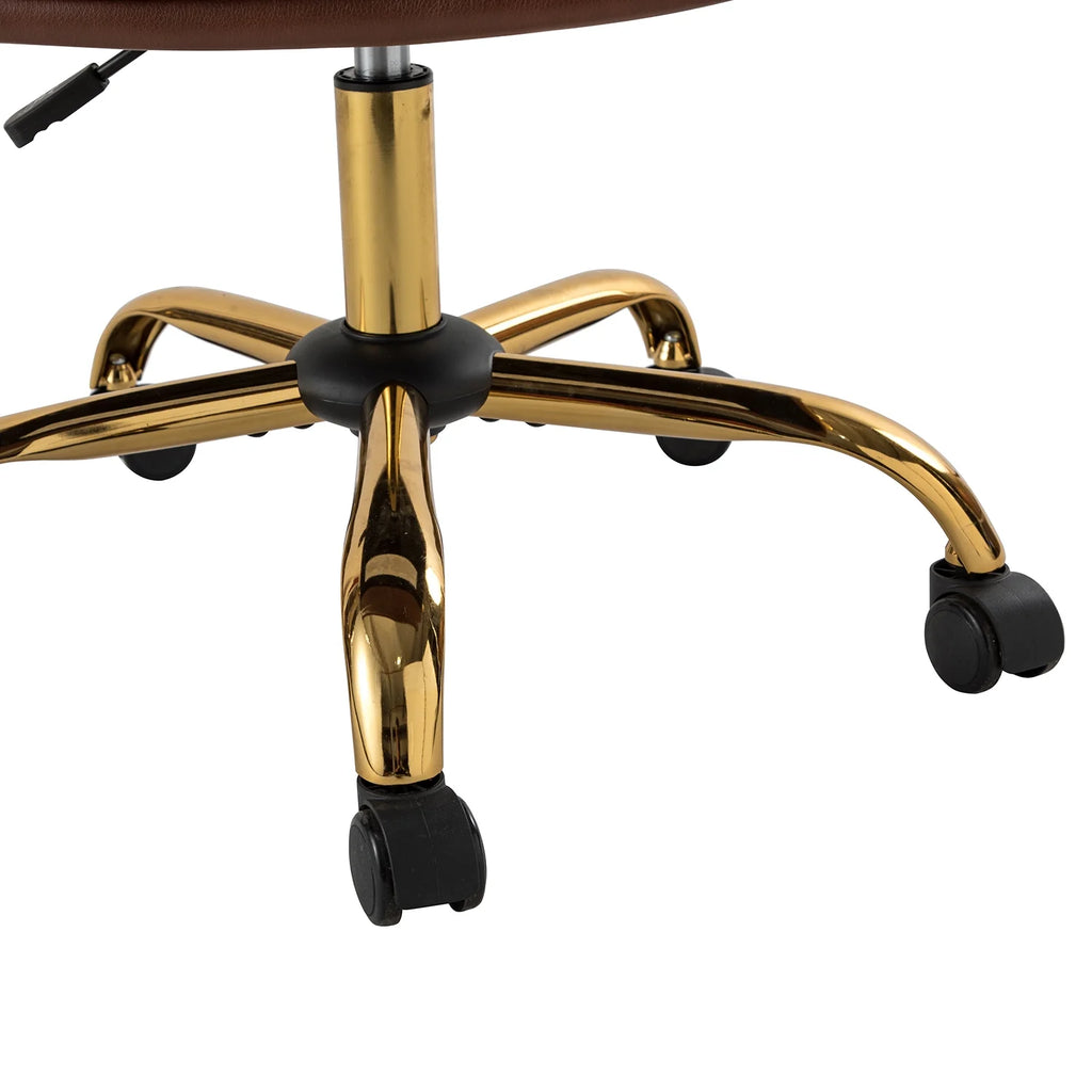 Faux Leather Adjustable Swivel Computer Chair K7764