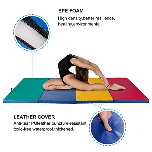 4'x10'x2 Folding Exercise Mat T94880