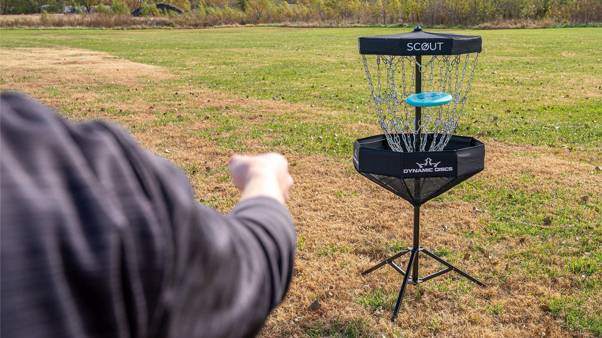 Portable Disc Golf Basket with 16 Chains C888