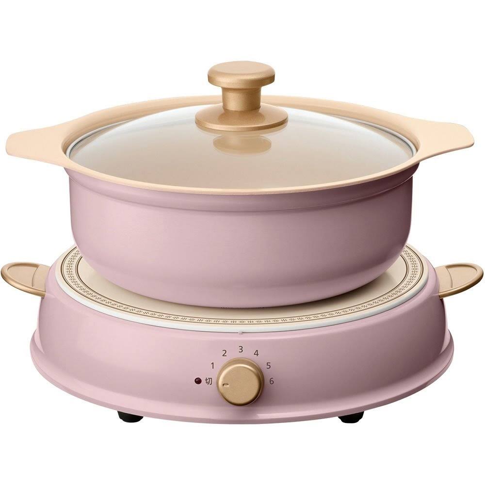 Pink IH Cooking Heater Pot Set J38864
