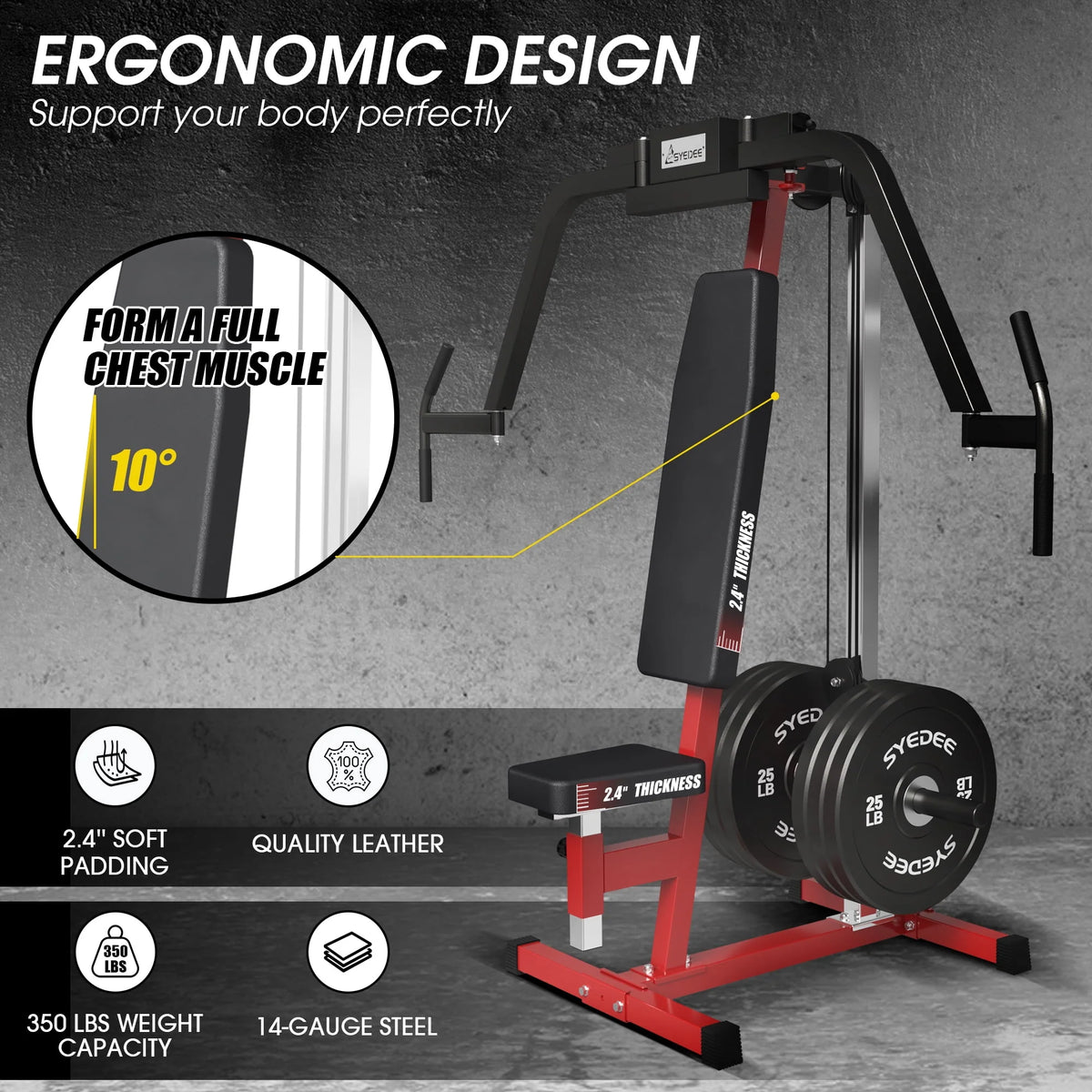 Chest Fly and Reverse Delt Machine 400 lbs Y9729
