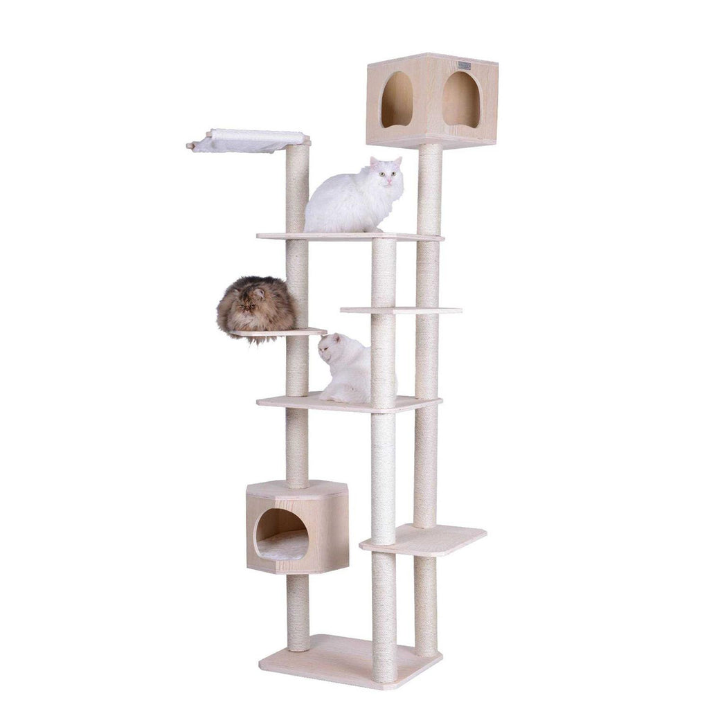 89-Inch Seven Levels Real Wood Cat Tree X245