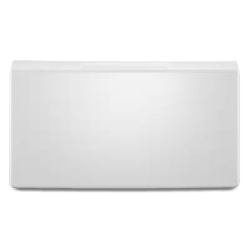 White Laundry Pedestal with Storage Drawer C535