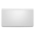 White Laundry Pedestal with Storage Drawer C535