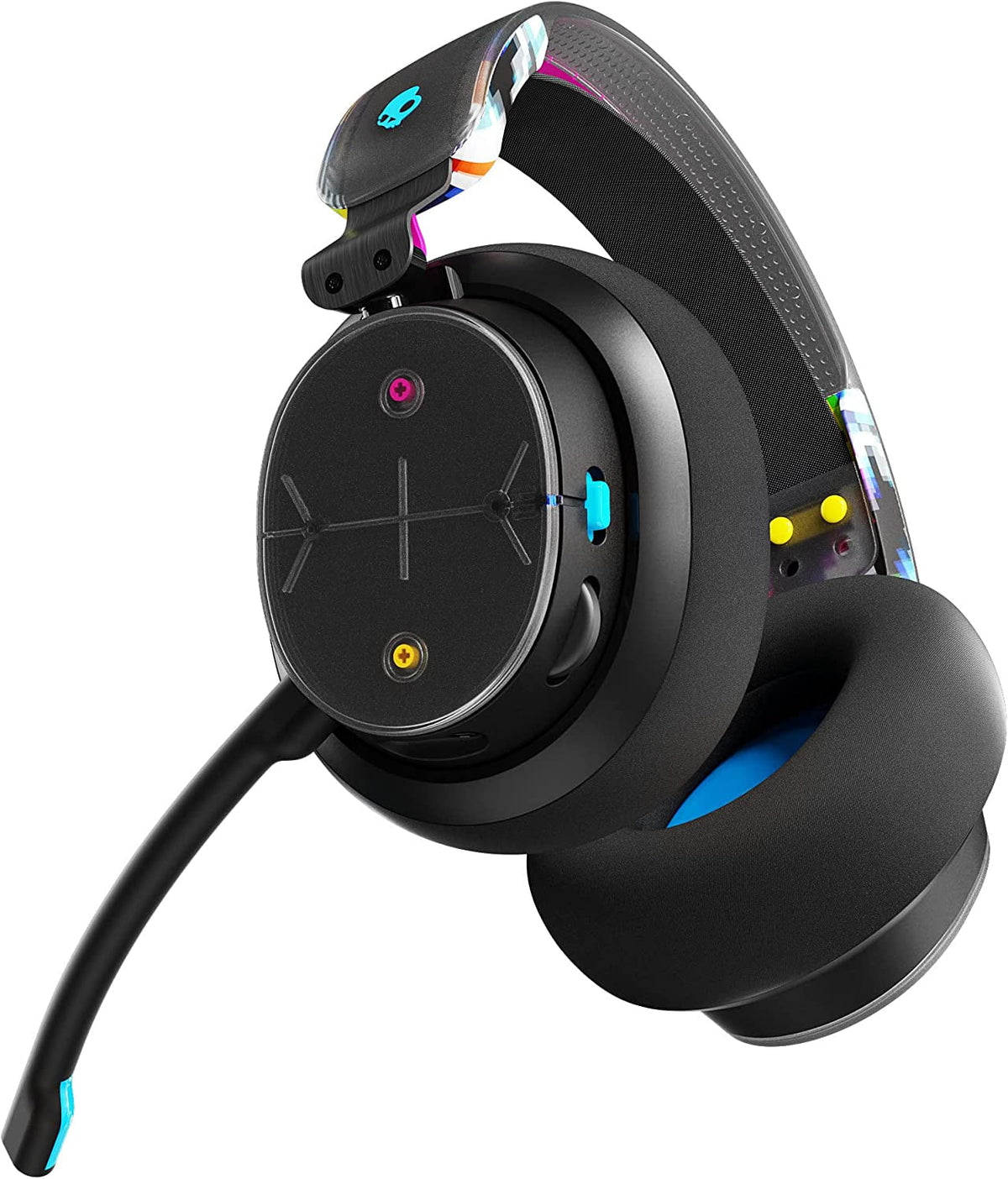 Black Wired/Wireless over-Ear Gaming Headset W340499