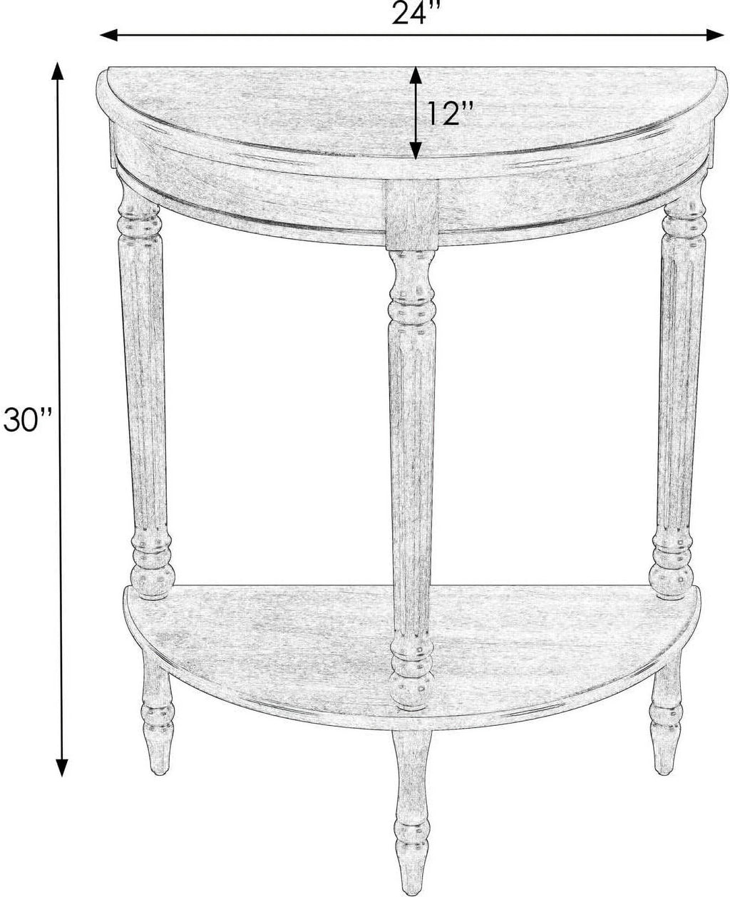 Cherry Brown Console Table F786428