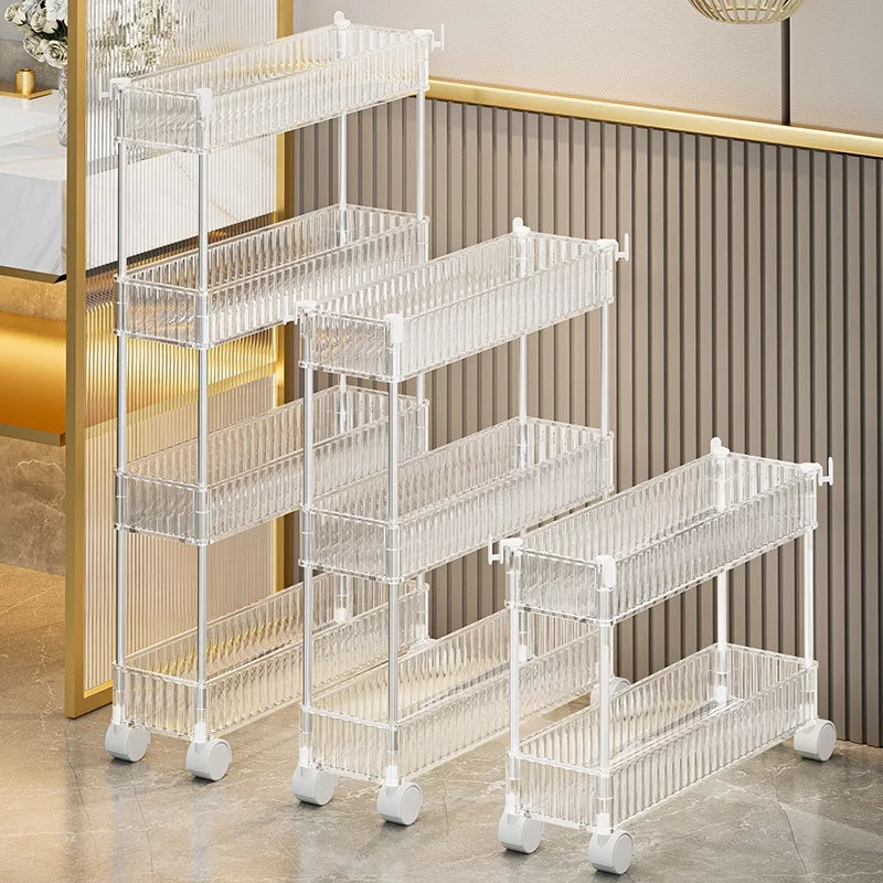 Slim 3 Tier Rolling Storage Cart P772