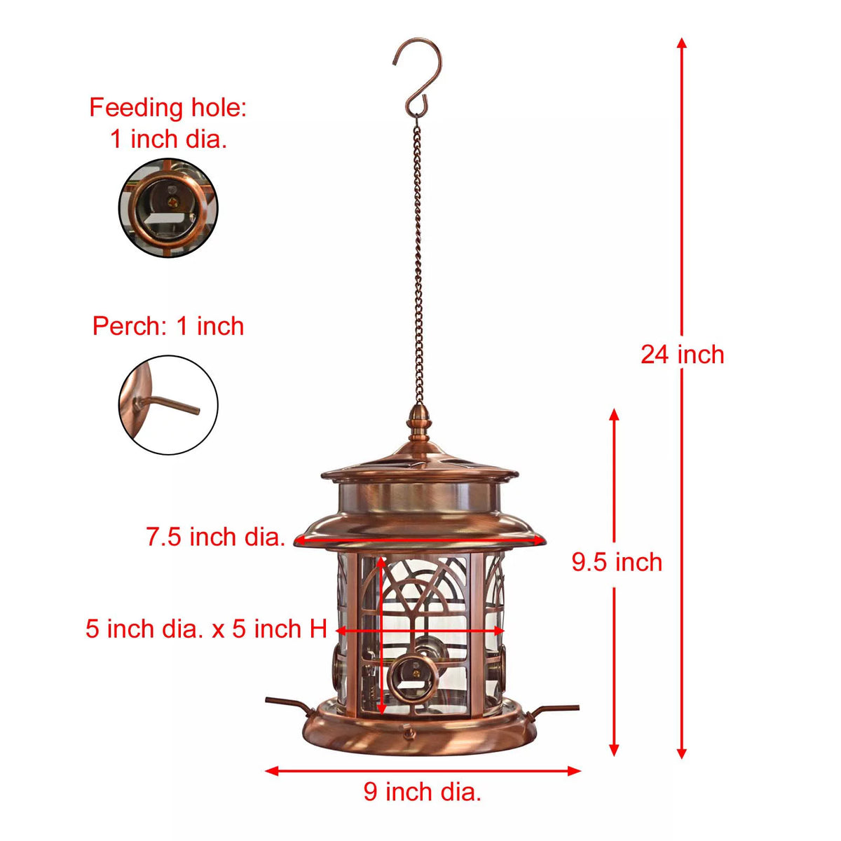 Solar Birdfeeder E67929