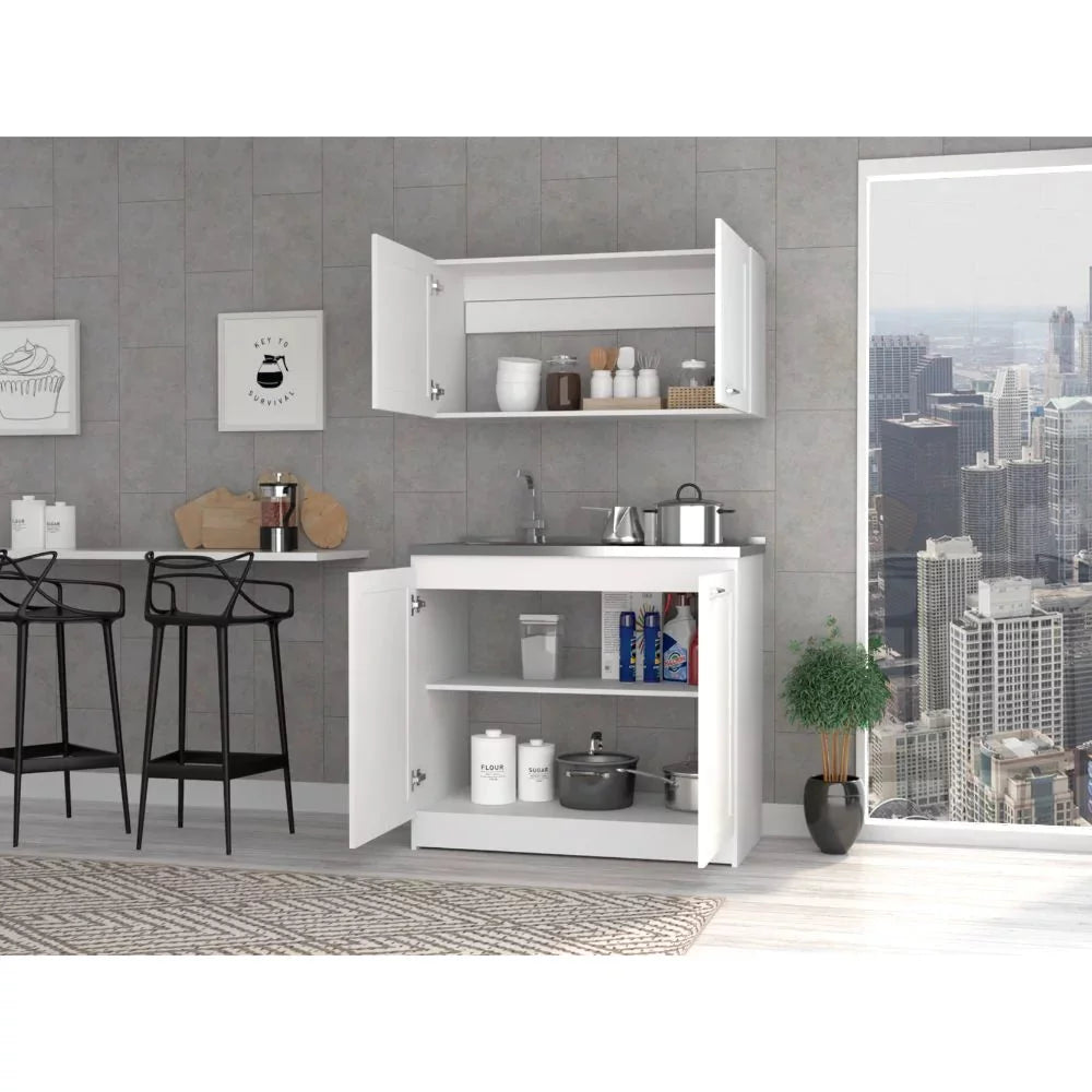 White Cabinet Set T569