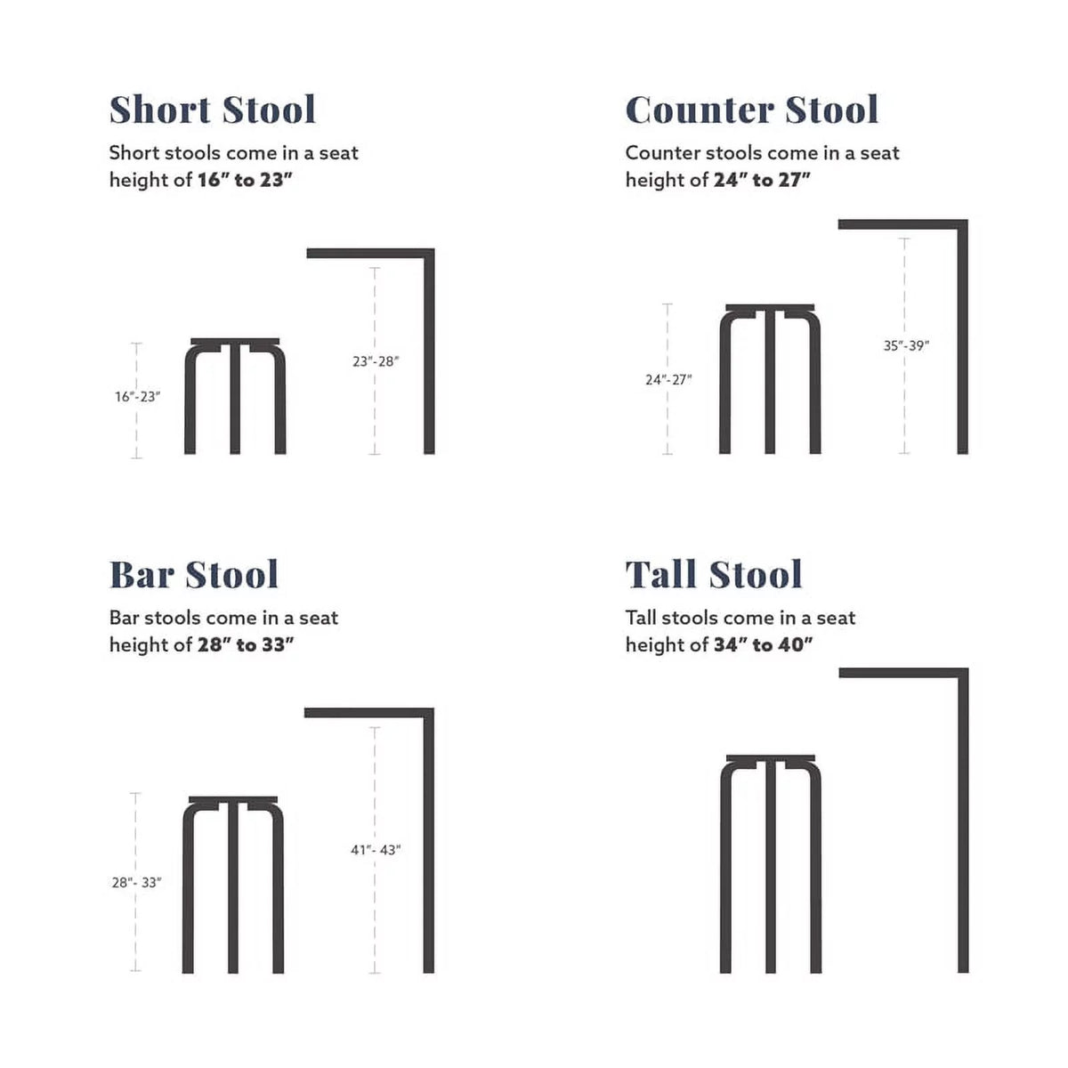 Navy Blue Wood Swivel Barstool Y55419