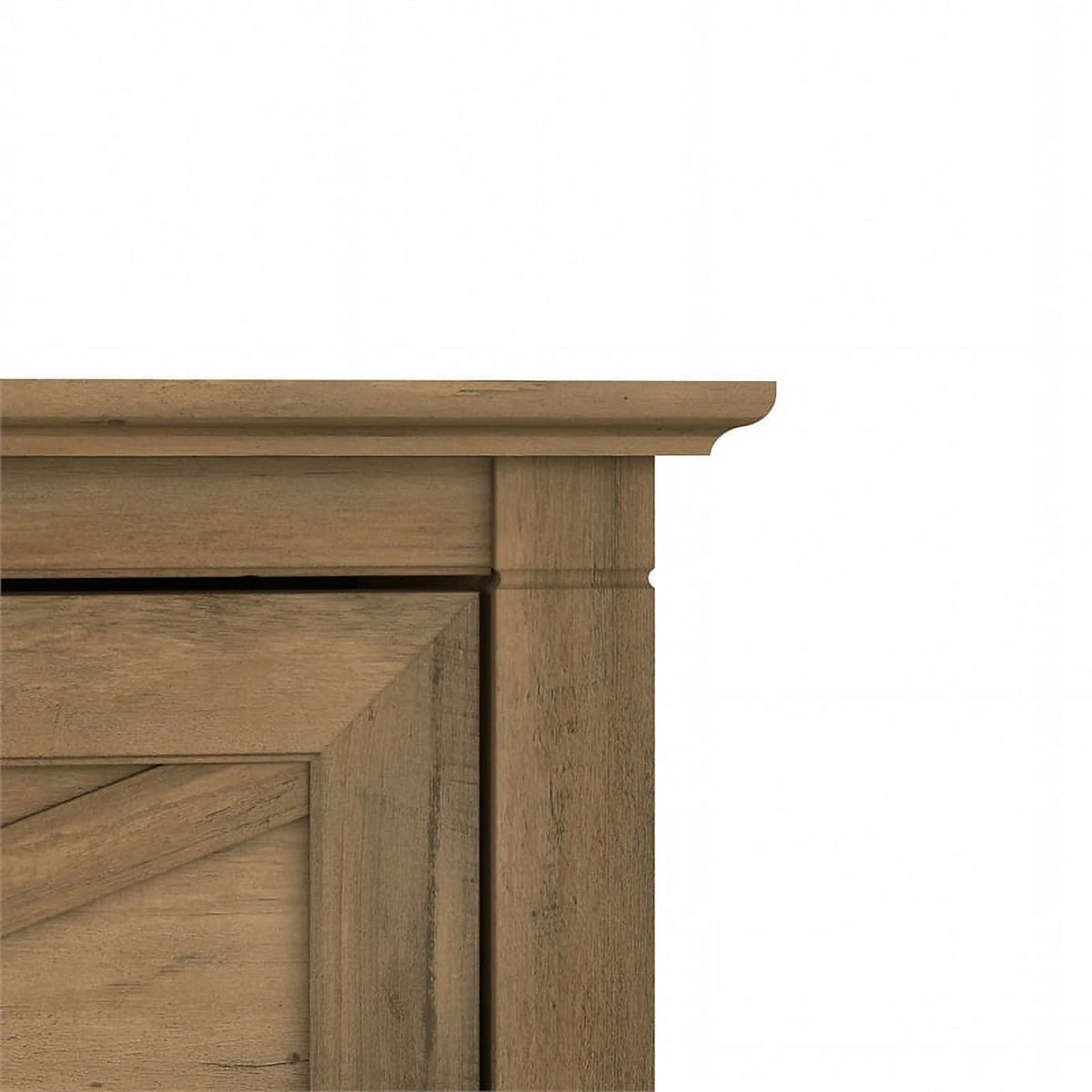 2 Drawer Contemporary Wood Lateral File Cabinet in Pine C474623