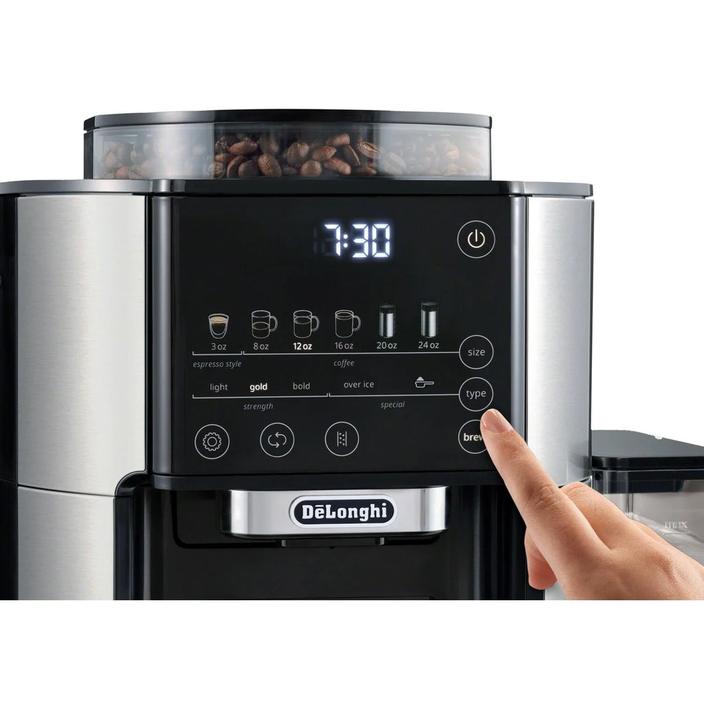 Automatic Single-Serve Drip Coffee Maker with Built-In Grinder W5099