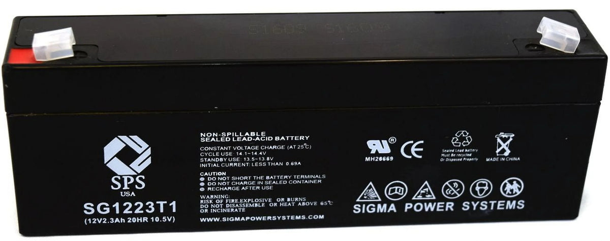 12V 2.3 Ah Replacement Battery 1 Pack C5413