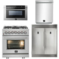 30 Dual Fuel Range, 60 Refrigerator, Dishwasher, Microwave Drawer I2472
