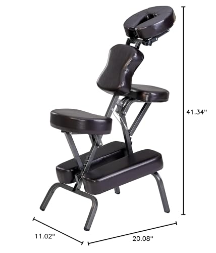 Portable Lightweight Folding Massage Chair with Carrying Bag L69574