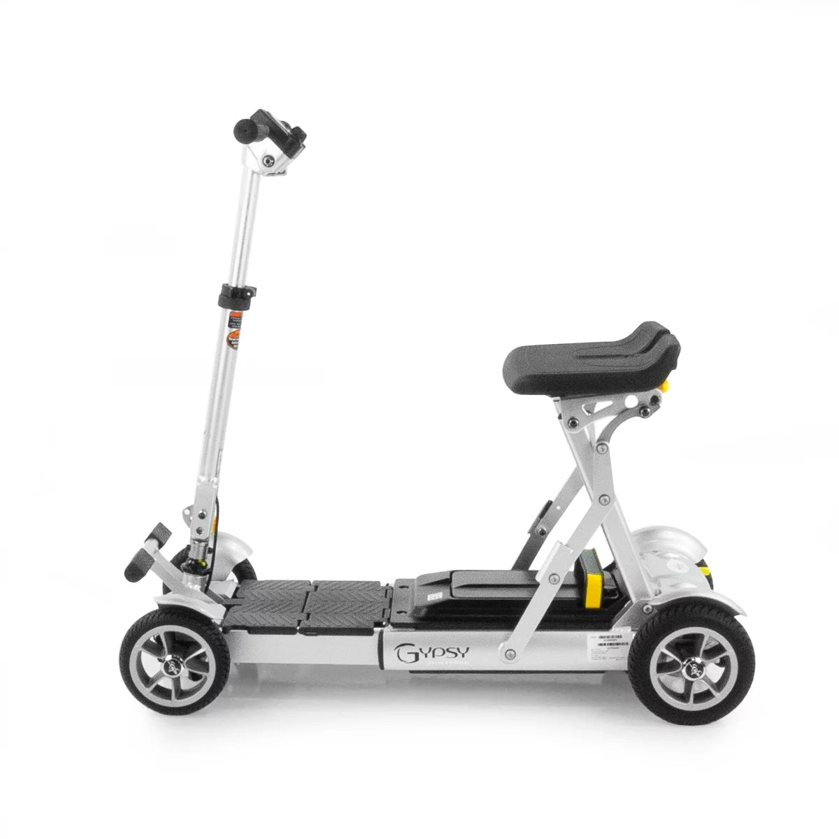 Silver 4 Wheels Collapsible Mobility Scooter N88205