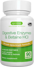 90 Capsules Digestive Enzymes & Betaine HCl T864699