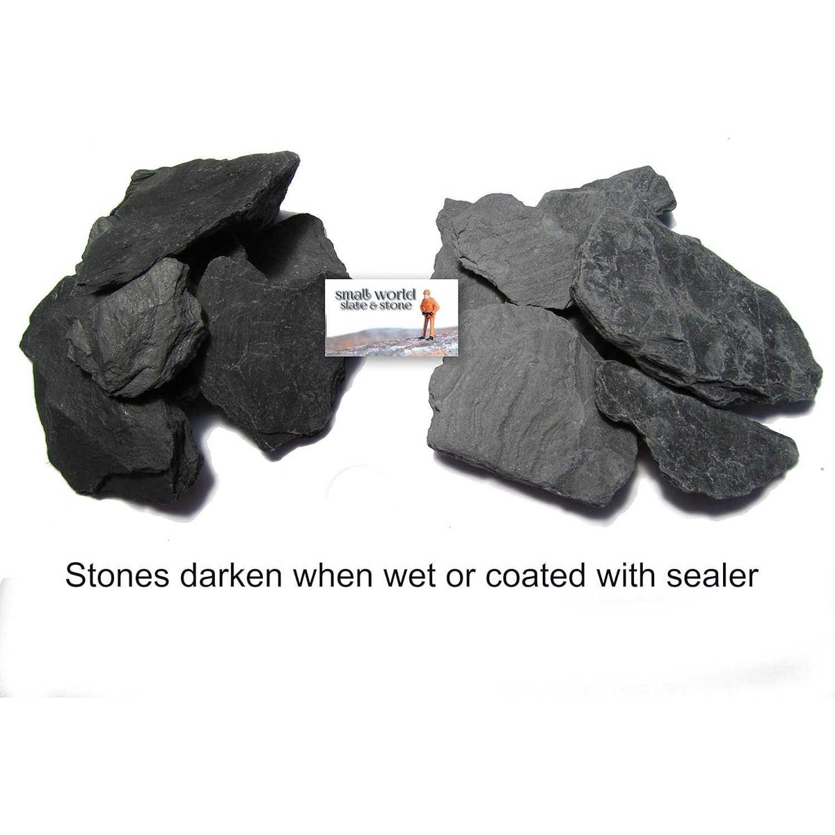 Natural Slate Stone 1/8 to 1/4 inch Slate Gravel F26463